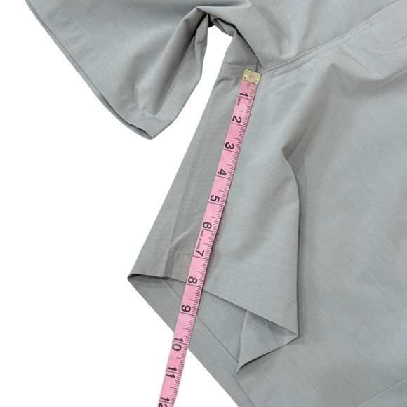 Travis Mathew Tech Chino Shorts 8” SLEET Gray Solid NWT Golf Active Casual SZ 40 - Picture 6 of 11